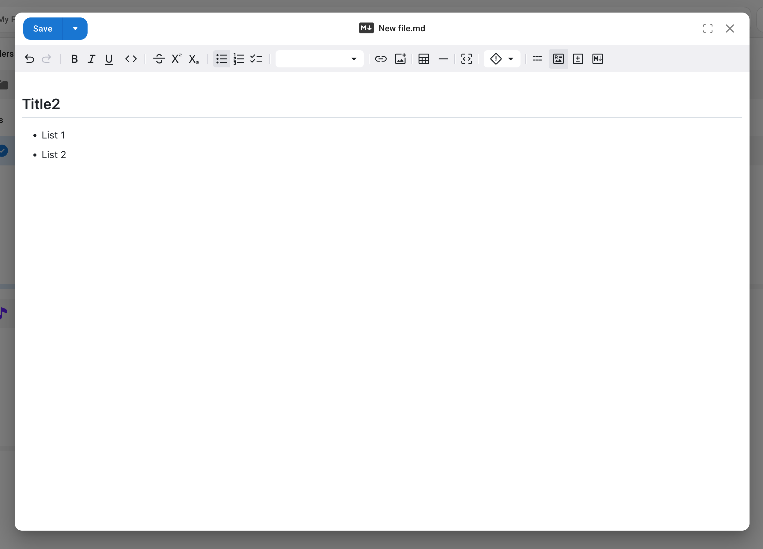 Markdown Editor